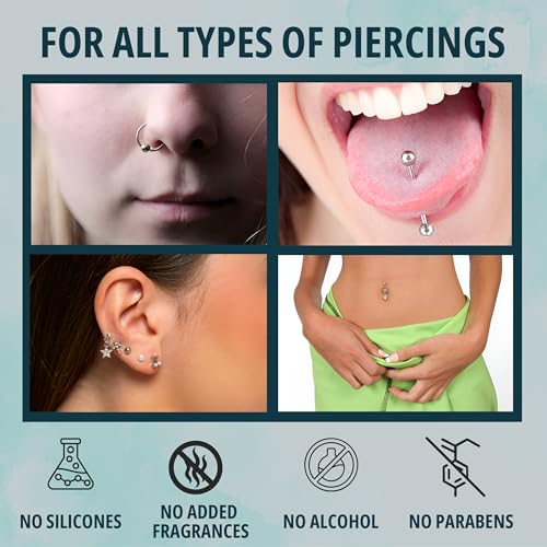 Piercing Aftercare Solution with Tea Tree Oil | 20ml Keloid Reduction Formula
