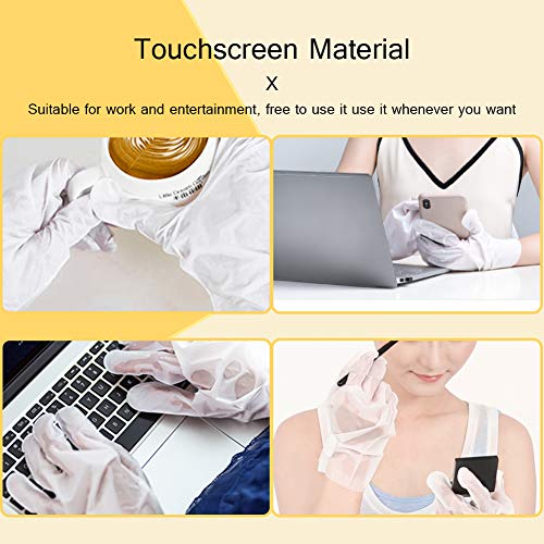 MOND'SUB Honey & Almond Hydrating Hand Mask Gloves for Dry Hands - 5 Pairs
