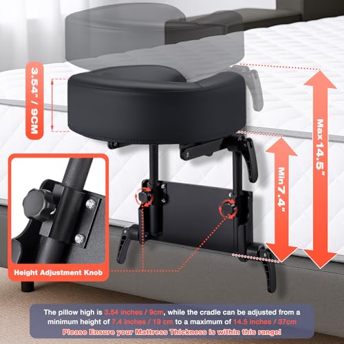 2-in-1 Bed Mattress Massage Headrest Kit for Relaxation & Comfort