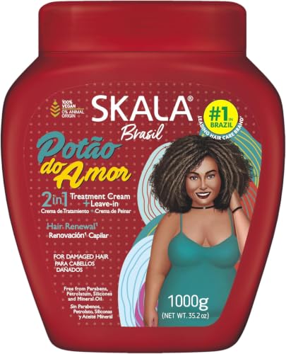 SKALA Potão do Amor 2-in-1 Hair Treatment & Leave-In Conditioner 35.2 fl oz (Pack of 6)