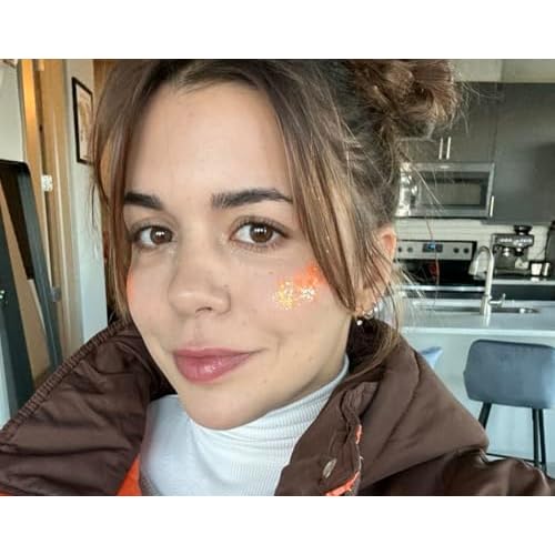 Neon Orange - Holographic Body Glitter Gel for Body, Face, Hair - Vegan & Cruelty Free - Electric Bliss Beauty (Neon Orange)