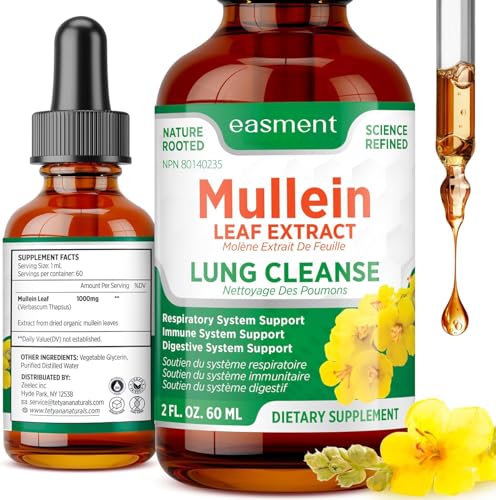 Easment Mullein Leaf Extract Drops for Respiratory Support