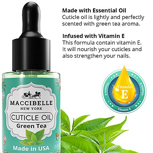 Cuticle Oil 0.5 oz with Vitamin E & Honey - Maccibelle