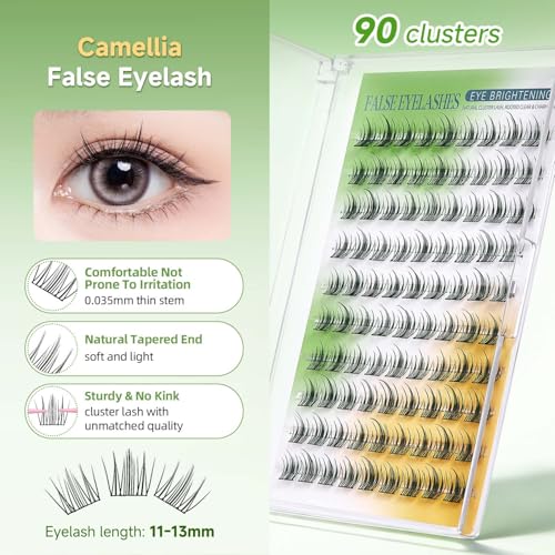 Natural Wispy Lash Clusters 13MM - 120pcs DIY Kit
