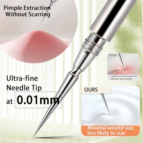 2-in-1 Acne Removal Tool - Stainless Steel Blackhead & Whitehead Extractor
