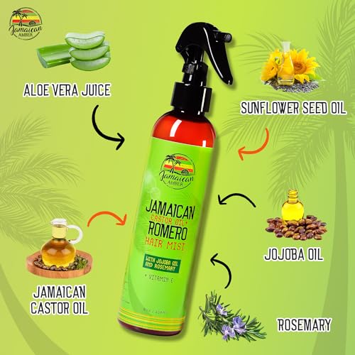 Jamaican Amber Leave-in Hair Mist - 8 fl oz Hydrating Spray