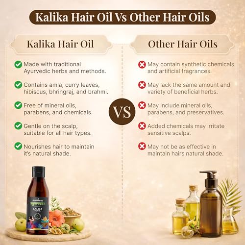 Satthwa Kalika Ayurvedic Hair Oil 150ml - Grey Hair & Growth