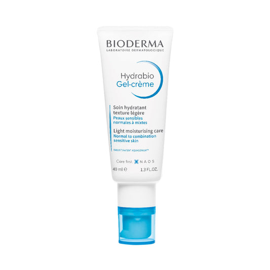 Bioderma - Face Cream - Hydrabio - Gel Cream Moisturizer - Provides Radiance - Cream Face Moisturizer for Normal to Combination Sensitive Skin, 1.33 Fl Oz (Pack of 1)