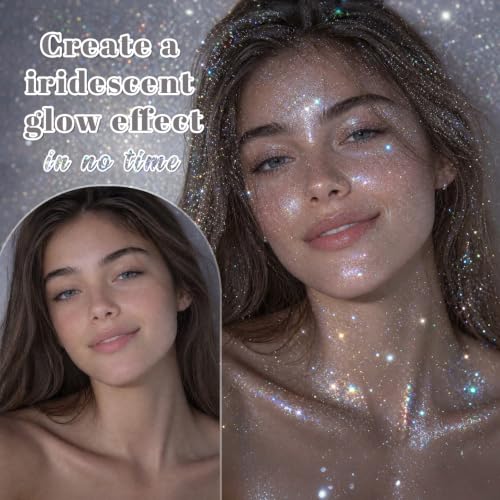 DAGEDA Rainbow Body Glitter Spray 30ML - Holographic Shimmer