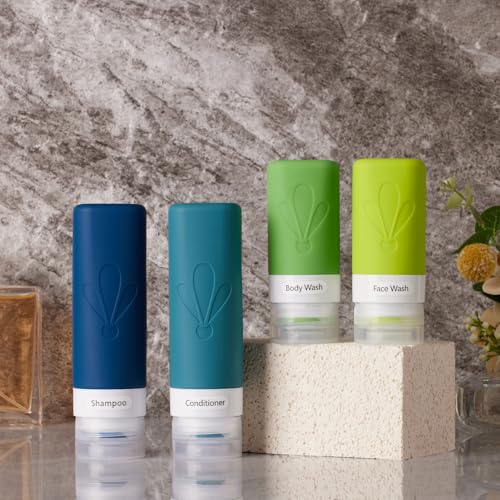 INSFIT 17-Pack TSA Travel Bottles Set - Leak Proof, BPA Free