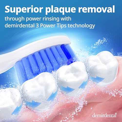 Replacement Heads - Compatible with Philips Sonicare Replacement Heads - Medium Replacement Toothbrush Head - Replaces HX6015/03 SimplyClean Toothbrush Heads - White - 8 Pcs