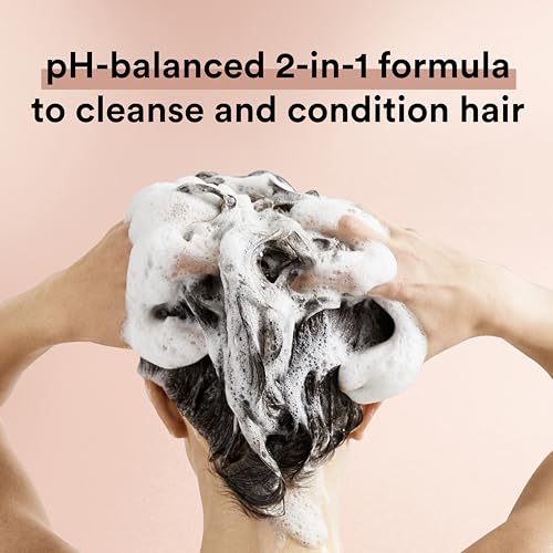 Suave 2 in 1 Shampoo and Conditioner with Micellar Infusion, cleansing and conditoning For All Hair Types, 28 oz Pack of 4