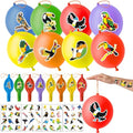 72pc Parrot Party Favor Pack - Balloons & Tattoos