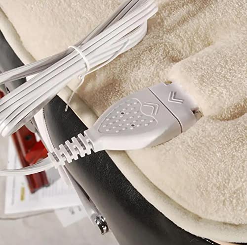 Master Massage Deluxe Fleece Massage Table Warmer Heating Pad - Cream