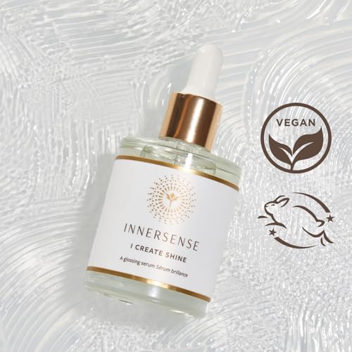INNERSENSE Organic I Create Shine Glossing Serum - Non-Toxic Hair Oil (1.7 fl oz)