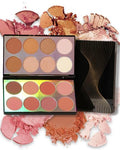 16 Colors Contour Palette - Blush Highlighter Bronzer Set
