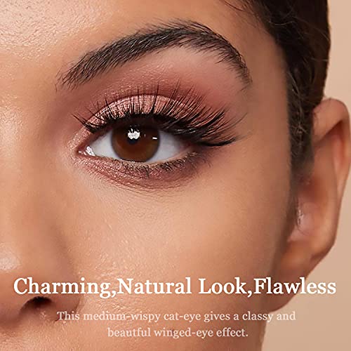 3D Magnetic Eyelashes with Magnetic Eyeliner Kit - 10 Pairs