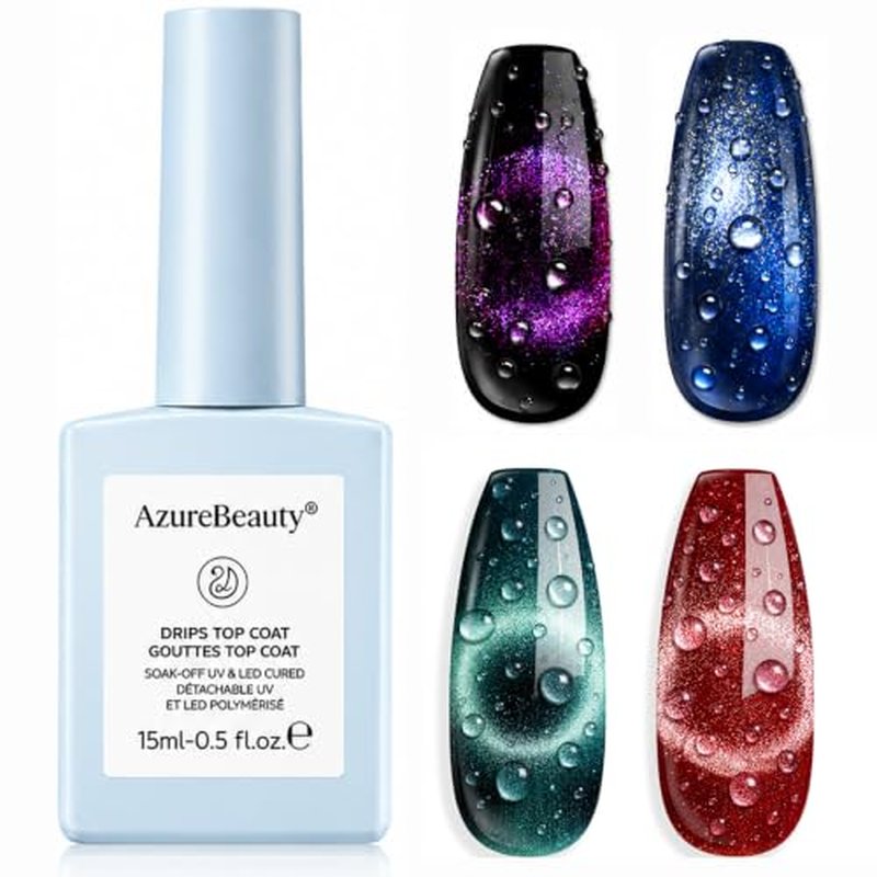 3D Water Drop Gel Top Coat - High Gloss Nail Art Finish 15ML