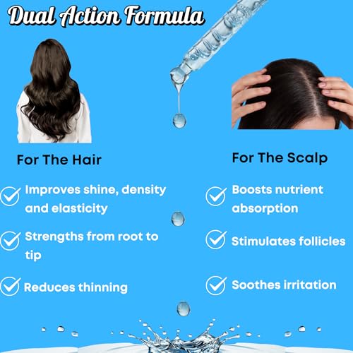 Vegan Hair Growth Serum with Biotin & Plant Proteins