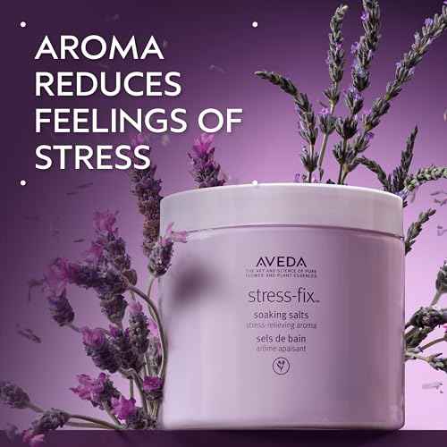 Aveda Stress-Fix Soaking Salts | Stress-Relieving Bath Salts | with Aroma of Lavender, Lavandin, Clary Sage, 16 Ounce