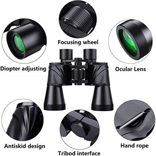 12x60 Monocular Telescope High Powered with Smartphone Adapter Tripod and Portable Bag, Larger Vision Monoculars for Adults with BAK4 Prism & FMC Lens, Suitable for Bird Watching Hiking Travel