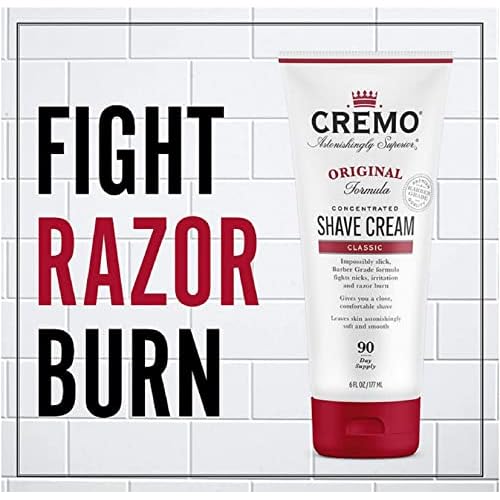 Cremo Barber Grade Original Shave Cream Bundle with Astonishingly Superior Ultra-Slick Formula, 6 Fl Oz (2 Pack)