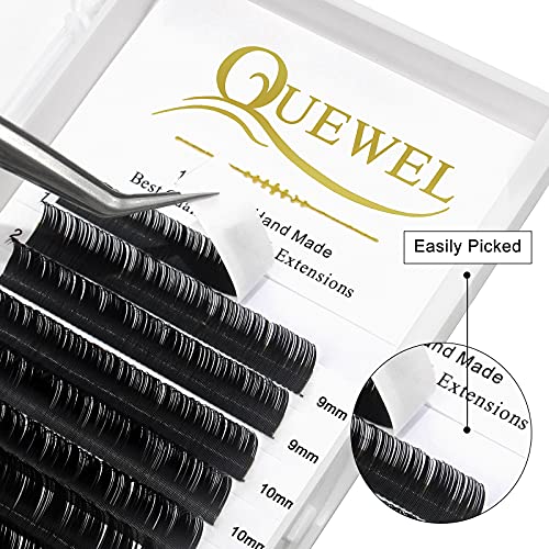 QUEWEL 0.15mm C Curl Mix Classic Eyelash Extensions 8-14mm