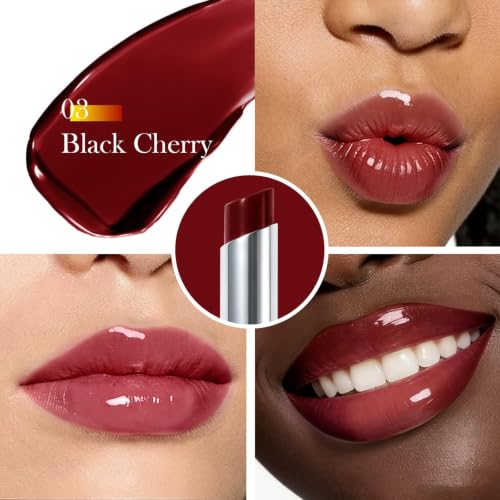 DAGEDA SPF 30 Tinted Lip Balm with Shea & Vitamin E | Black Cherry