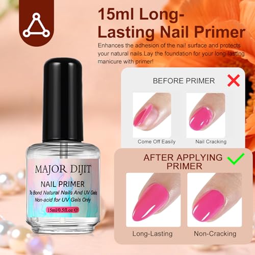 Major Dijit All-in-One Acrylic Nail Starter Kit with LED Lamp & Drill