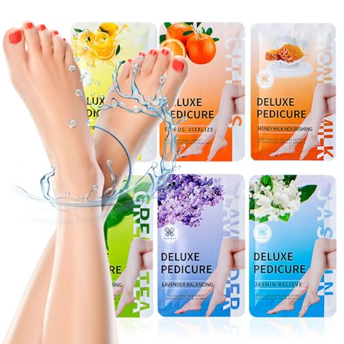 LUIFAC Epsom Salt Foot Soak Variety Pack - 12 Travel Packets (14.8 oz)