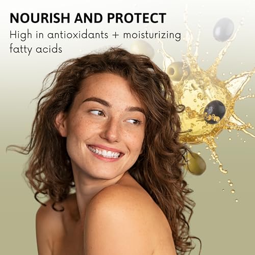 Best of Nature 100% Pure Olive Massage & Body Oil ? Cold Pressed, Natural & Unscented Moisturizer for Skin, Hair & Bath, 1 Gallon (128 fl oz)