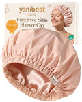 Satin Lined Shower Cap for Women | Waterproof & Frizz-Free