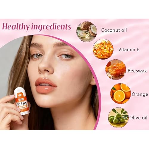 Yopela Mini Lip Balm Bulk 42 Pack, Natural Lip Balms with Vitamin E and Coconut Oil, Moisturizing and Nourishing Dry Cracked Lips,14 Flavors Chap Sticks Small Gift Party Favors for Kids Adults