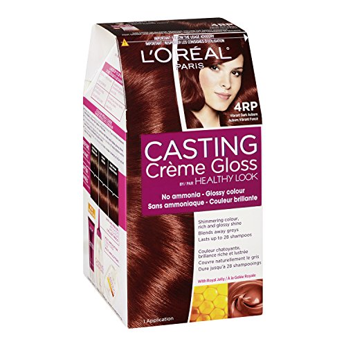 L'Oreal Healthy Look Creme Gloss Hair Color, 4RR Vibrant Dark Auburn, Sweet Cherry