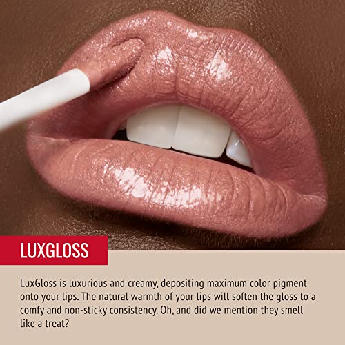 Runway Rogue LuxGloss Kit with Moisturizing Lip Gloss Tube, Strike a Pose and Lip Liner Pencil, Work it Babe