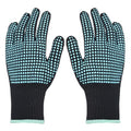 Heat-Resistant Gloves for Hair Styling & Sublimation - Combed Cotton, Silicone Dots, 2 Pack