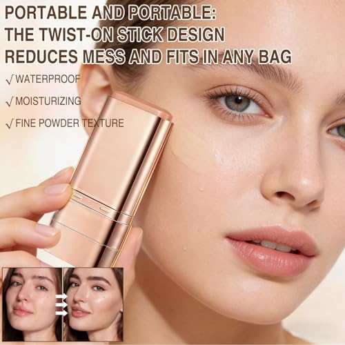 Snail BB Cream SPF 50 Foundation, Tinted Moisturizer for Face with SPF 50 Colour Correcting Self Adjusting for Mature Skin Lightweight Long-Lasting Buildable Coverage Foundation, 2PCS