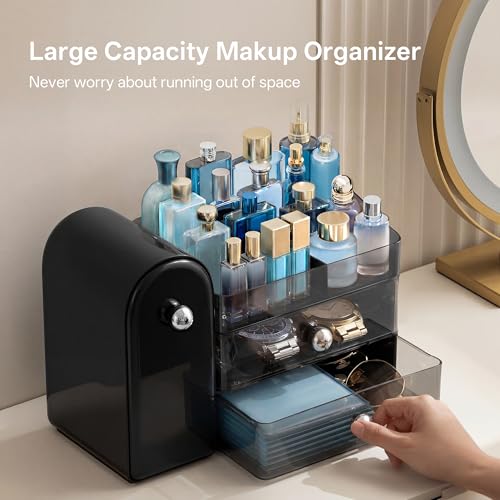HBlife Makeup Organizer with Drawers & Brush Holder