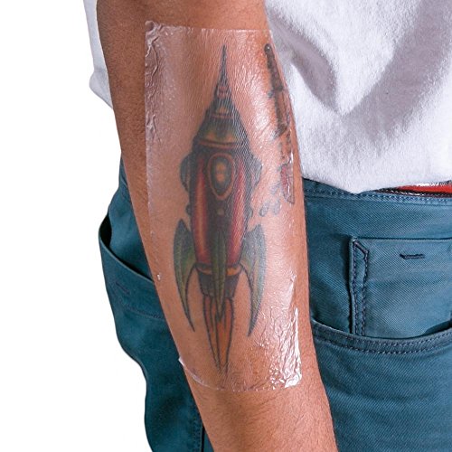 Tattoo Cover Up Patch - Waterproof & Breathable Aftercare Bandage (5.9" x 8 yd)