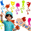 48 PCS Swim Party Favors - Sticky Hands & Tattoos for Kids