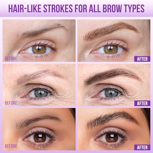 Vevivia 4D Eyebrow Pen - Waterproof Microblading Brow Pencil