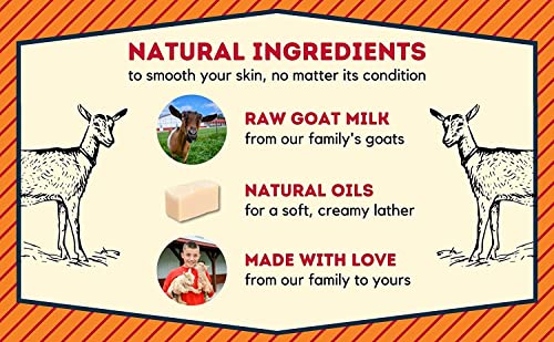 Goat Milk Stuff Goat Milk Soap - TEA TREE | Natural Soap Bars For Women and Men, Face Soap for acne - Handmade (Box of 4)