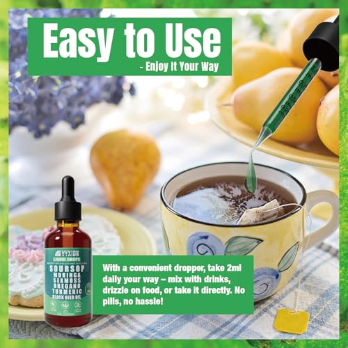 Soursop Bitters Liquid Drops 10-in-1 with Sea Moss & Turmeric