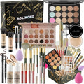 All-in-One Makeup Set for Women - 18 Color Palette & Brushes
