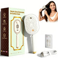 Electric Water Spray Hair Brush with Massage Cushion and Nano Mist