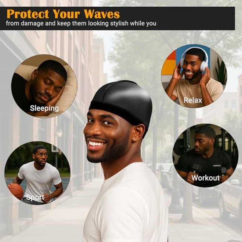 DURALA Super Elastic Wave Cap for 360 540 720 Waves