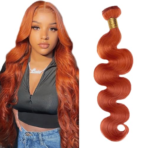 Color 350 Ginger Body Wave Human Hair Bundle 32 Inch