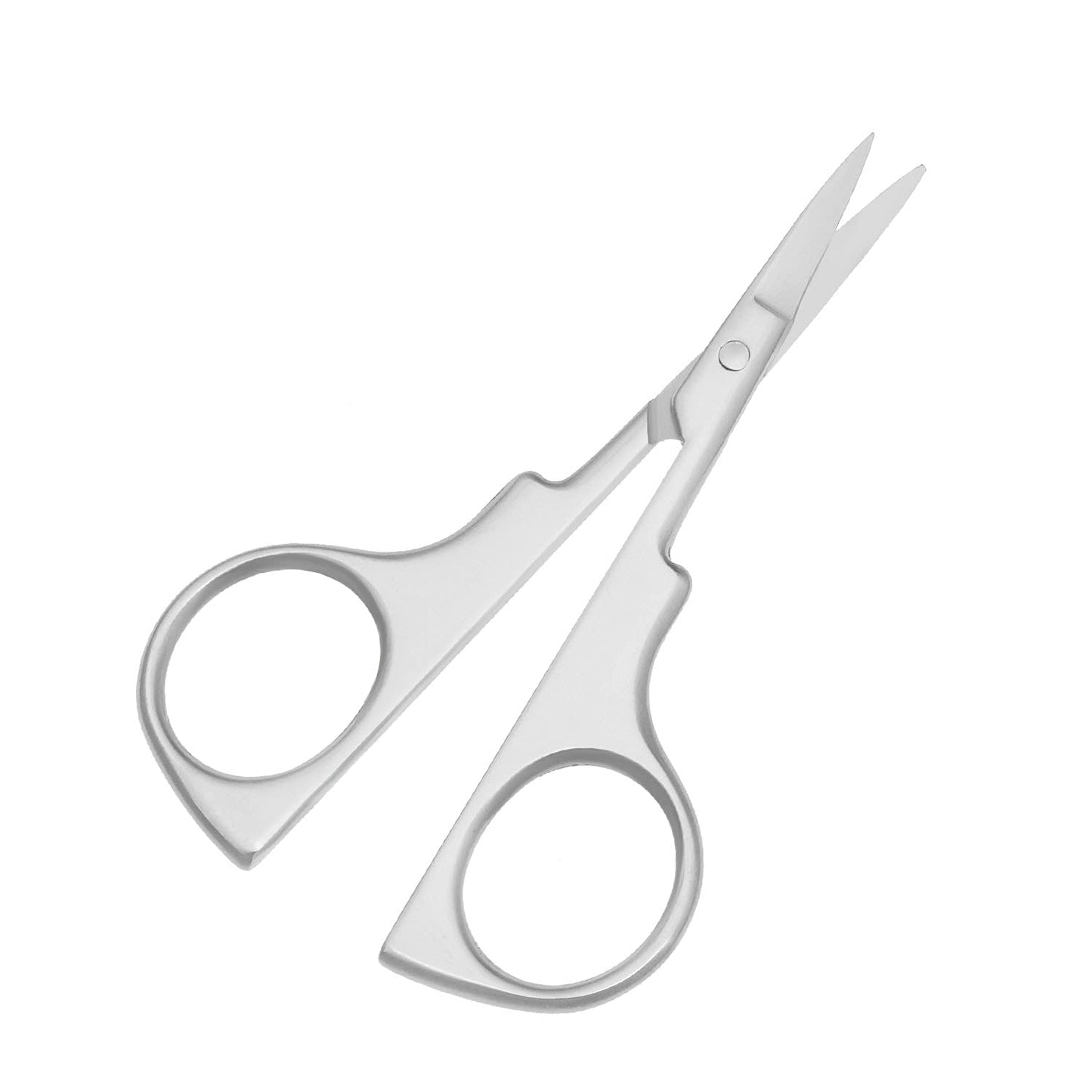 Motanar Professional Grooming Scissors for Personal Care Facial Hair Removal and Ear Nose Eyebrow Trimming Stainless Steel Straight Tip Scissors 3.7 Inch