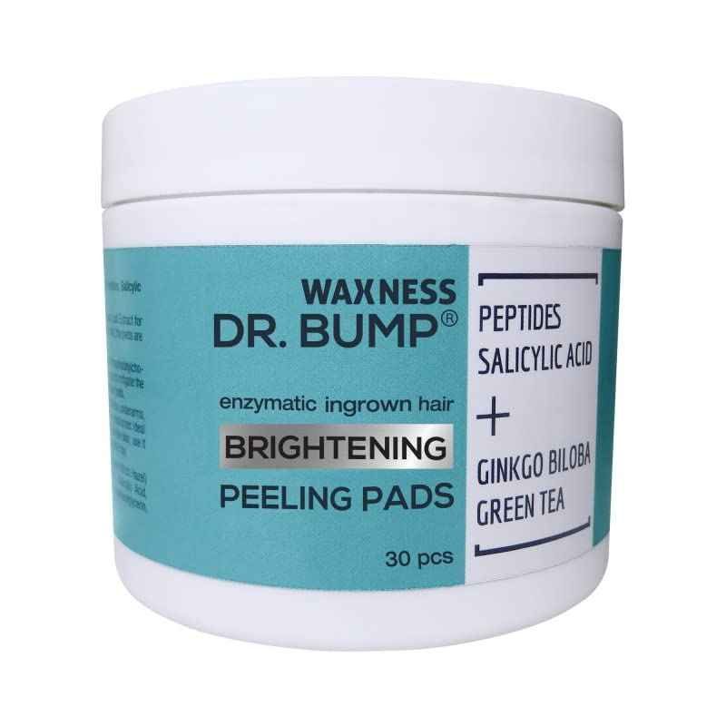 Waxness Dr. Bump Enzymatic Ingrown Hair Pads 2 Steps - Peeling & Brightening 30 pcs