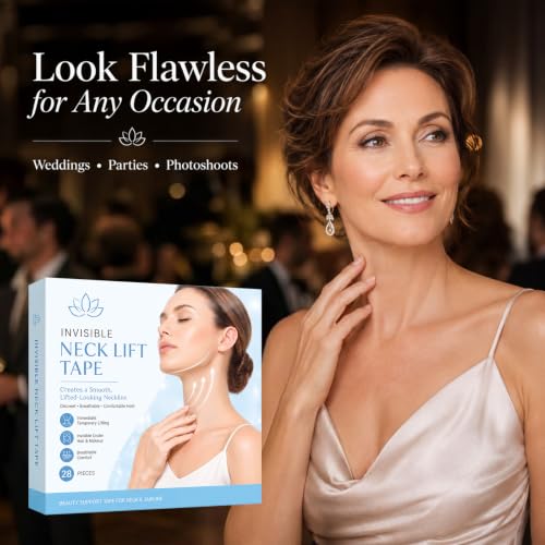 Neck Lift Tape - Matte Transparent Water-Resistant 28 Strips